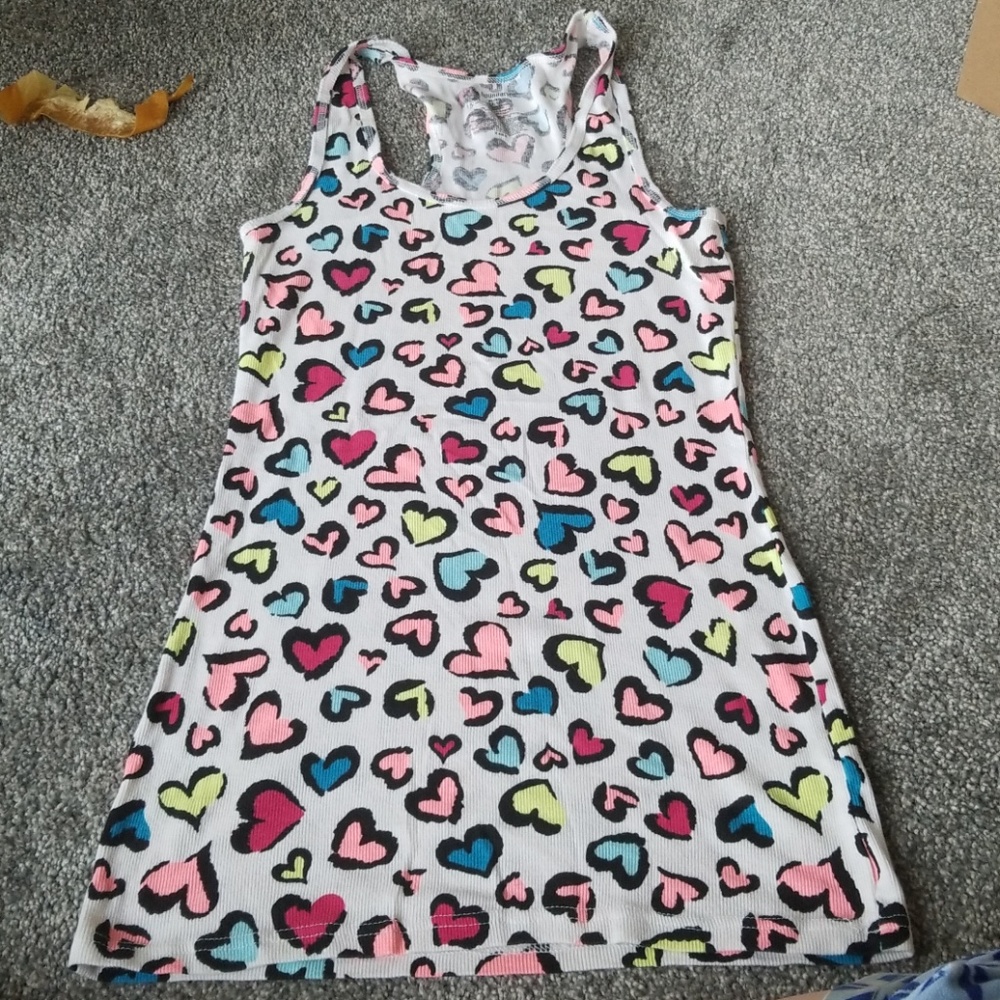 Colorful leopard print tank top